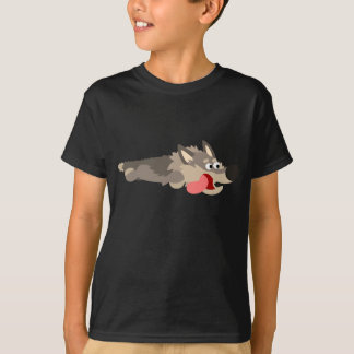 Camiseta Camisa-T de Lobo-Freguiça-Feira