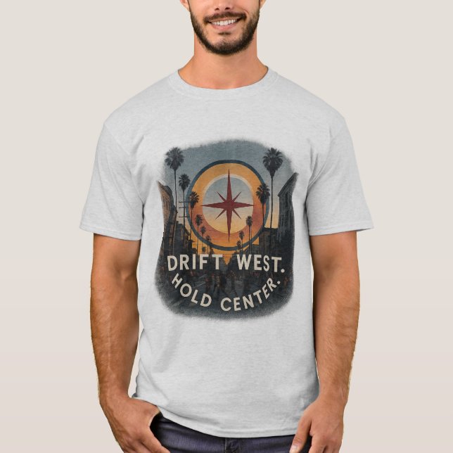 Camiseta Camisa-T de Los Angeles | Estilo de Calma de Paste (Frente)