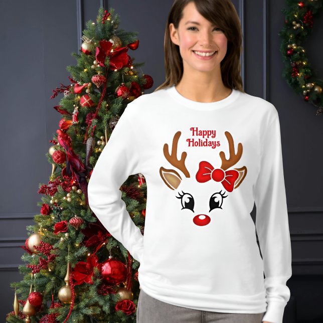 Camiseta Camisa-T de manga comprida para uma gata (Criador carregado)