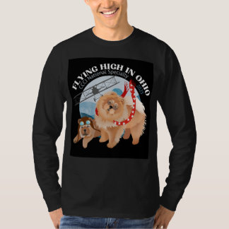 Camiseta Camisa-T de manga longa - Cor escura