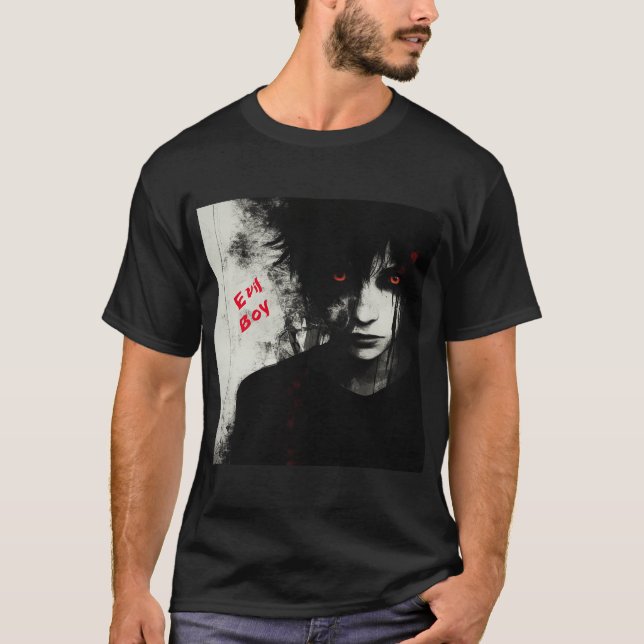 Camiseta Camisa-T de mau masculino (Frente)
