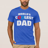 Camisa-T De Mistura De Algodão Poli/Pai Mundial Ma