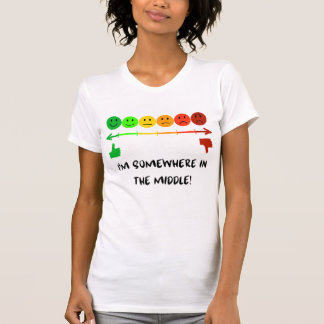 Camiseta Camisa-T de mulher branca - humor