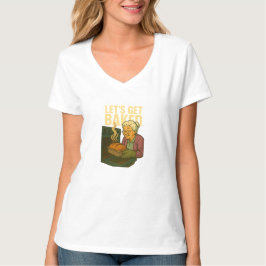 Camiseta Camisa-T de mulher nua e vamos