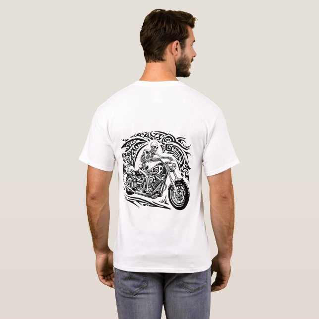 Camiseta Camisa-T de na moda masculino - Presente perfeito  (Parte Traseira Completa)