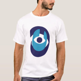 Camiseta Camisa-T de Olho Moderno - Amuleto Nazar Protetor
