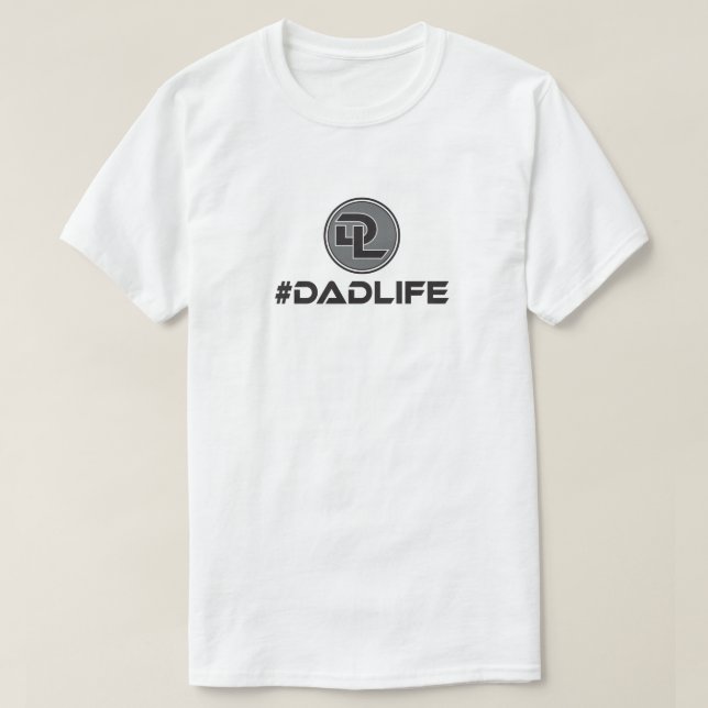 Camiseta Camisa-T de pai (Frente do Design)