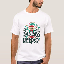 Camiseta Camisa-T de papais noeis do Elf Art Men