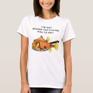 Camiseta Camisa-T De Peixe A Fry (Leve)