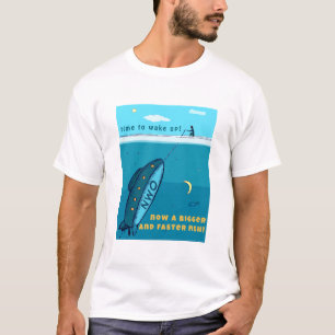 Camiseta Camisa-T de peixe (leve)