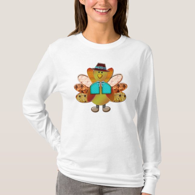 Camiseta Camisa-T de peregrino festivo (Frente)