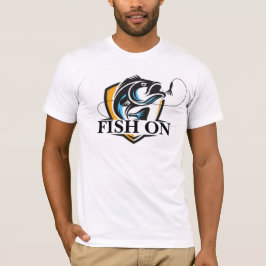 Camiseta Camisa-T de pesca