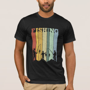 Camiseta Camisa-T de pesca