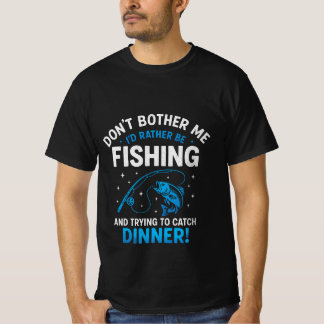 Camiseta Camisa-T de pesca
