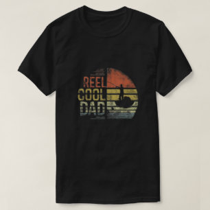 Camiseta Camisa-T de pesca do Pai Legal da bobina
