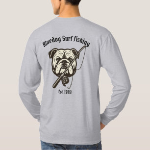 Camiseta Camisa-T de PESCA SURF BLUEDOG