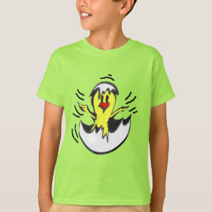 Camiseta Camisa-T De Pintinhos De Bebê