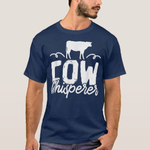 Camiseta Camisa-T de Presente do Agricultor de Vaca