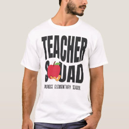 Camiseta Camisa-T de Professora de Maçã Vermelha Cura