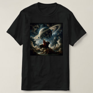 Camiseta Camisa-T de Saturno