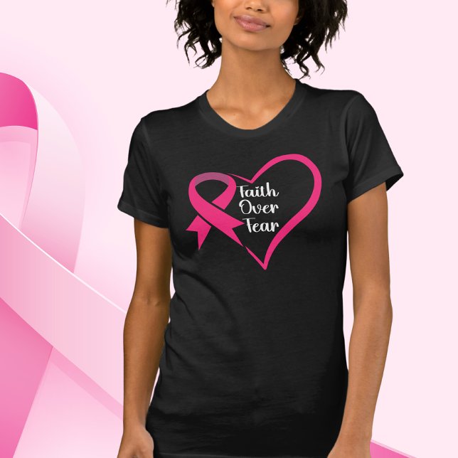 Camiseta Camisa-T de Sensibilização para o Cancer de Fita R (Criador carregado)
