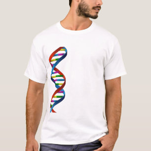 Camiseta Camisa-T de sequência de DNA do Gnome - Design de 