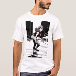 Camiseta Camisa-T de skate