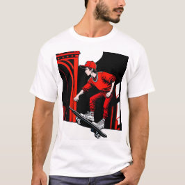 Camiseta Camisa-T de skate