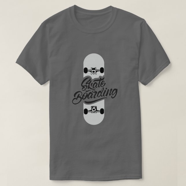 Camiseta Camisa-T de skate (Frente do Design)
