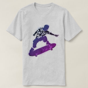 Camiseta Camisa-T de skate com gráfico de espácter