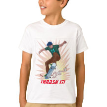 Camisa-T de Skater de Menino | Skateboard