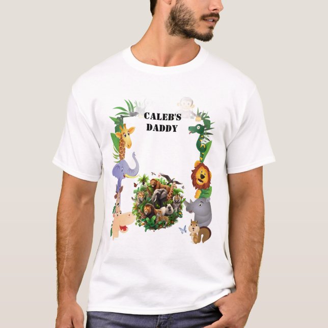 Camiseta Camisa-T de um Pai de ano selvagem (Frente)