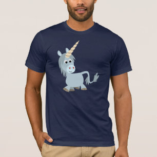 Camiseta Camisa-T de Unicórnio Bonita Amiga