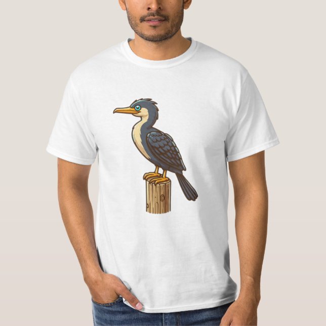 Camiseta Camisa-T de valor de aves corvos (Frente)