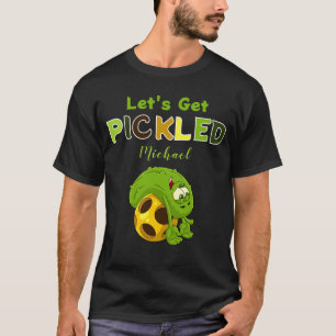 Camiseta Camisa-T de vamos picleball masculino