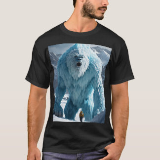 Camiseta Camisa-T de Yeti Glacial, Congelada