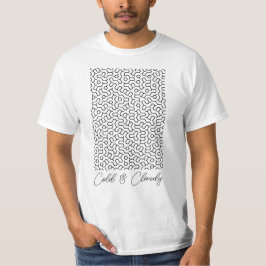 Camiseta Camisa-T Design orgânica simples e Na moda