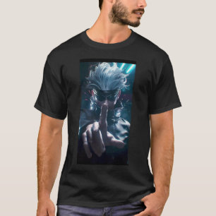 Camiseta Camisa-T Dinâmica Cyber Samurai - Camisa-T Futurís