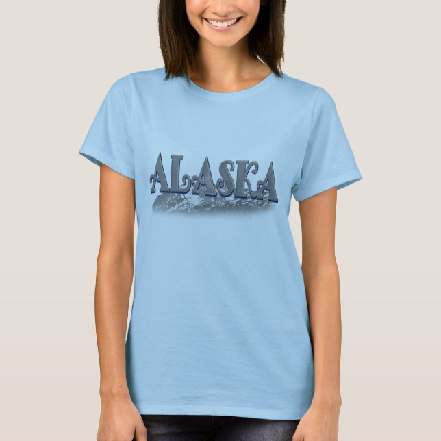 Camiseta Camisa-T do Alasca (Frente)