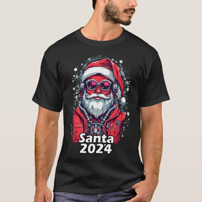 Camiseta Camisa-T do Ano Novo 2024 (Frente)