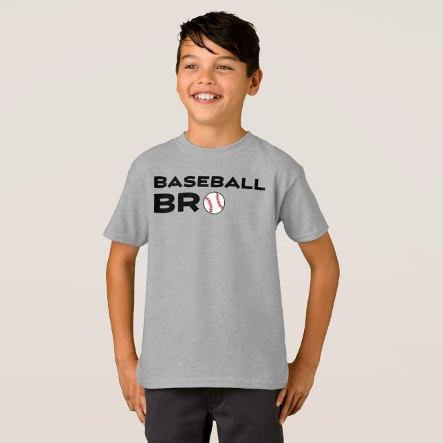 Camiseta Camisa-T do Baseball Bro Esportivo (Frente Completa)