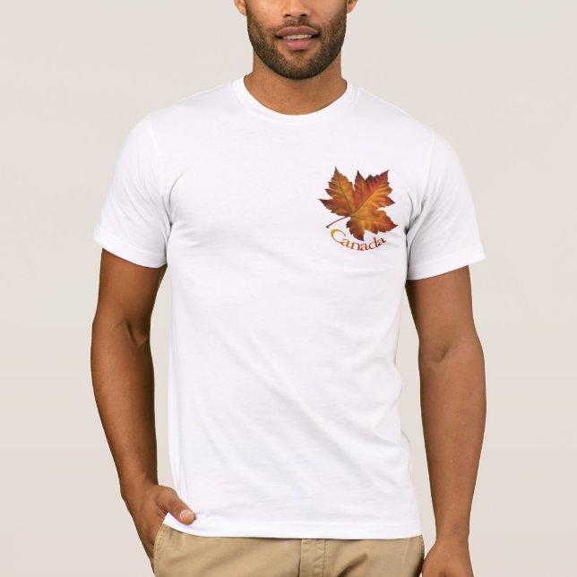 Camiseta Camisa-T do Canadá, entrançada Unisex Canada Souve (Frente)