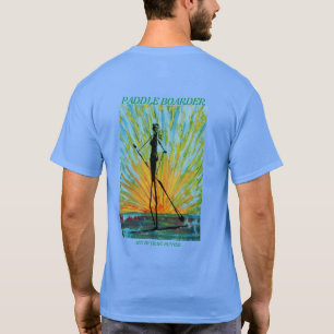 Camiseta Camisa-T do chá flutuante