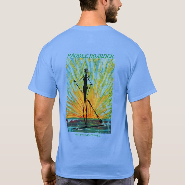 Camiseta Camisa-T do chá flutuante (Verso)