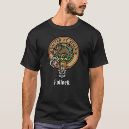 Camiseta Camisa-T do Clan Pollock Crest
