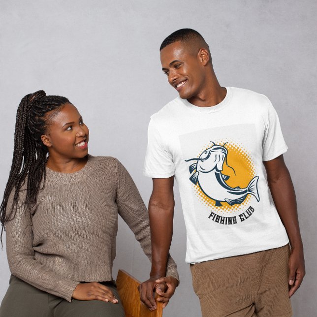 Camiseta Camisa-T do Clube de Pesca de Peixes-Pata (Criador carregado)