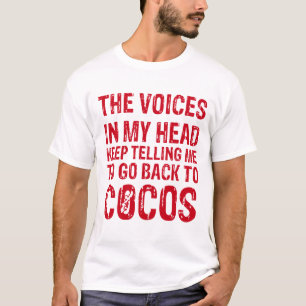 Camiseta Camisa-T do Coco Voices Men