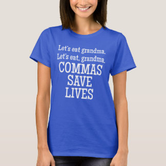 Camiseta Camisa-T do Commas Save Lives