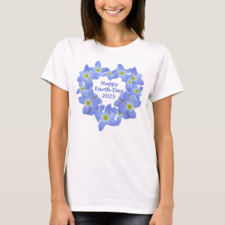 Camiseta Camisa-T do Dia da Terra Bluets