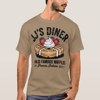 Camiseta Camisa-T do Diner Retro - "JJ's Diner World Famous